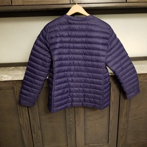 Lands' End Wanderweight Collarless Down Jacket - Picture 2 of 4